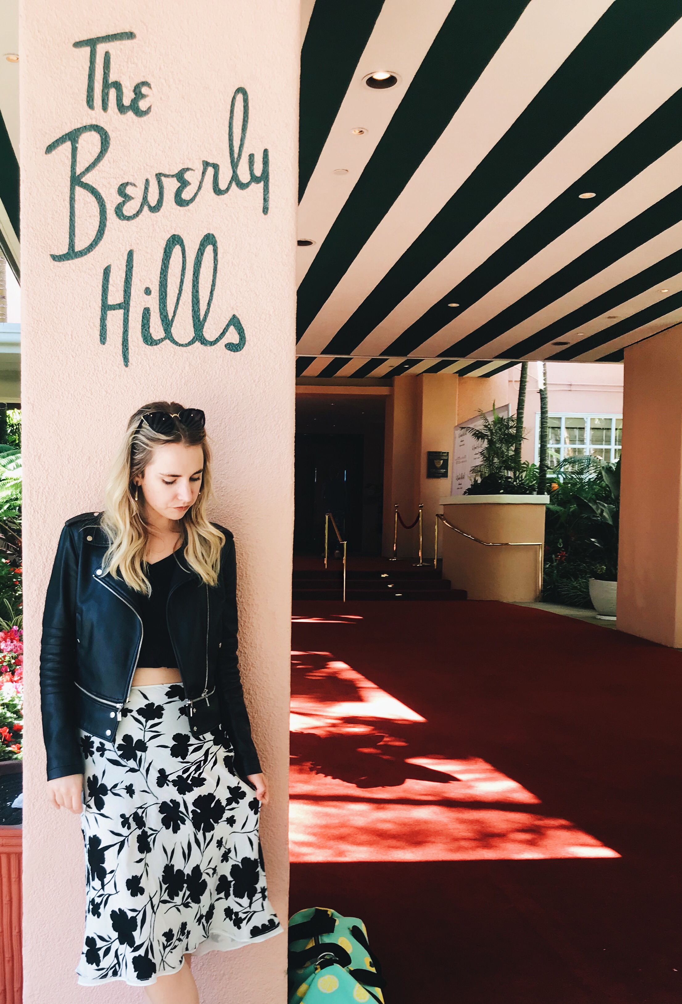 beverly hills hotel fashion blogger