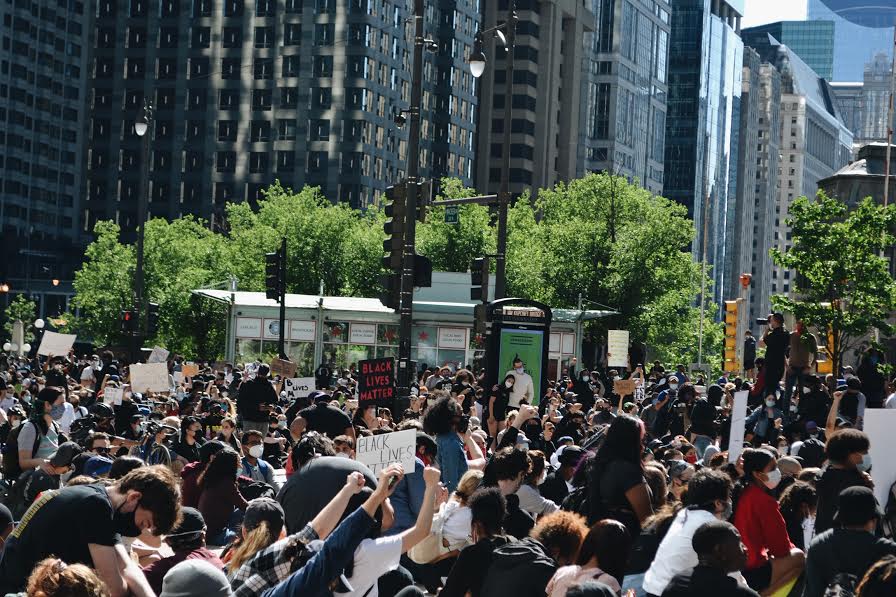 Chicago Justice for George Floyd protests May 30 2020